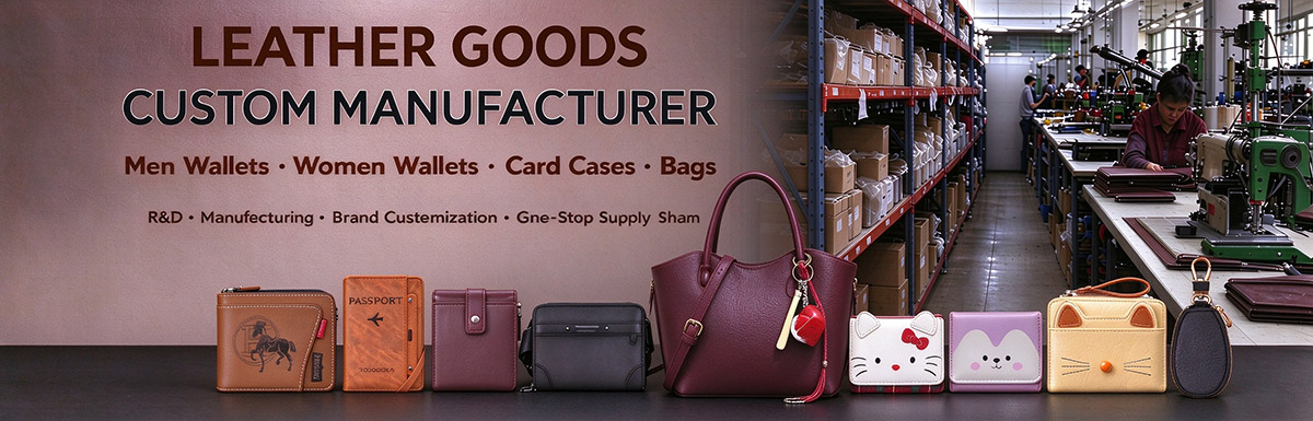 Leather goods custom manufacturer - showroom and factory
