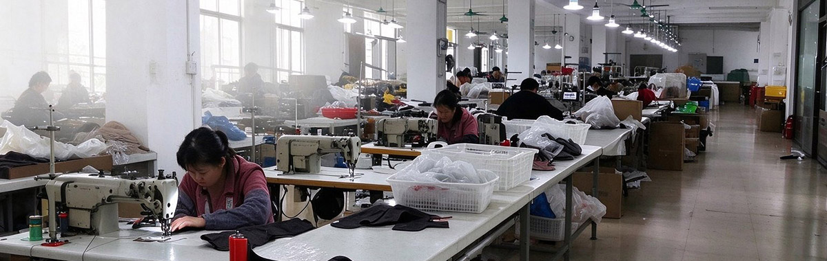 Leather goods sewing workshop